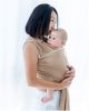 HUG A BUB: Lightweight wrap carrier 100% organic cotton - latte