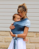 HUG A BUB OMBRÉ: Lightweight wrap carrier 100% organic cotton - Dusk