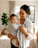 NEW! HUG A BUB: LINEN ring sling 100% organic - STONE