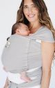 HUG A BUB: Pocket wrap carrier 100% organic - silver