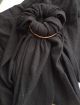 HUG A BUB: Mesh ring sling 100% organic - BLACK