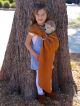 HUG A BUB: Organic Childrens Play / Doll Mesh ring sling 100% organic - EARTH MINI